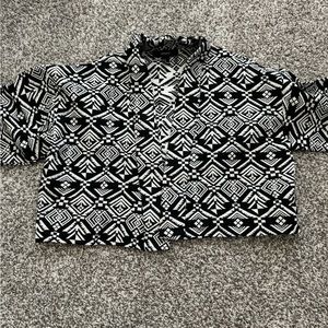Aztec Crop Cardigan